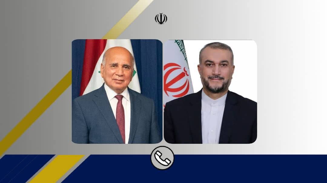 Iran, Iraq FMs hold phone talk