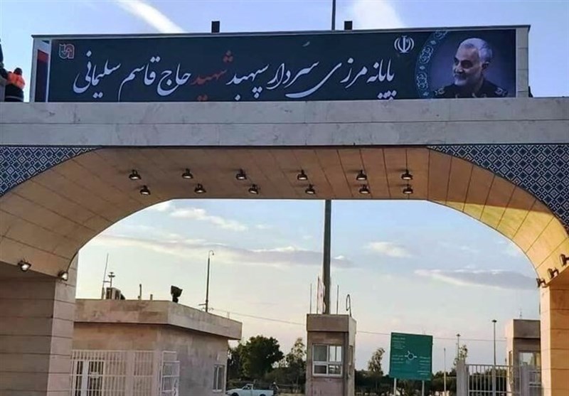 350هزار تن کالا از پایانه شهید سلیمانی مهران جابجا شد