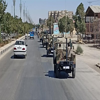 برگزاری رژه خودرویی یگان‌های مسلح و رزمایش «جان‌فدایان» در بهار