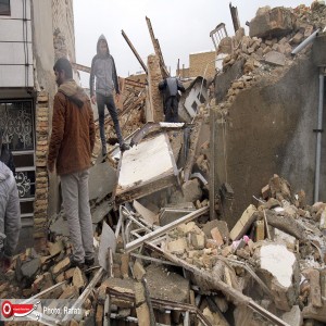 انفجارگاز و تخریب خانه در جاده مزدقینه